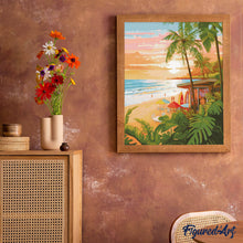 Load image into Gallery viewer, Diamond Painting - Surf Club 40x50cm canvas already framed
