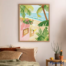 Load image into Gallery viewer, Diamond Painting - Beach Club 40x50cm canvas already framed