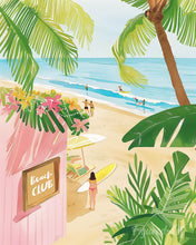 Load image into Gallery viewer, Diamond Painting - Beach Club 40x50cm canvas already framed