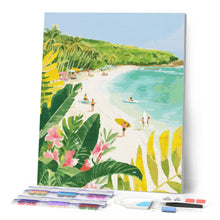 Load image into Gallery viewer, Diamond Painting - Surfing Paradise 40x50cm canvas already framed