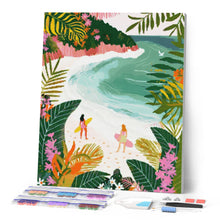 Load image into Gallery viewer, Diamond Painting - Tropical Bay 40x50cm canvas already framed