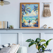Load image into Gallery viewer, Diamond Painting - Sunny Beach Day 40x50cm canvas already framed