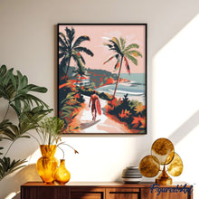 Load image into Gallery viewer, Diamond Painting - Coastal Walk 40x50cm canvas already framed