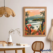 Load image into Gallery viewer, Diamond Painting - Tropical Beach 40x50cm canvas already framed