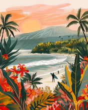 Load image into Gallery viewer, Diamond Painting - Tropical Beach 40x50cm canvas already framed