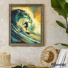 Load image into Gallery viewer, Diamond Painting - Professional Surfer 40x50cm canvas already framed