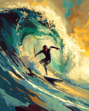 Load image into Gallery viewer, Diamond Painting - Professional Surfer 40x50cm canvas already framed