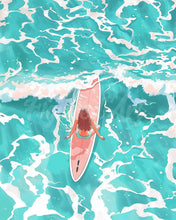 Load image into Gallery viewer, Diamond Painting - Girl Amidst the Waves 40x50cm canvas already framed