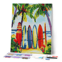 Load image into Gallery viewer, Diamond Painting - Colourful Surfboards