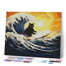 Load image into Gallery viewer, Diamond Painting - The Great Wave of the Black Cat