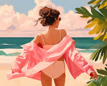 Load image into Gallery viewer, Diamond Painting - Enjoy the Beach 40x50cm canvas already framed