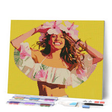 Load image into Gallery viewer, Diamond Painting - Joyful Girl 40x50cm canvas already framed
