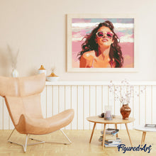 Load image into Gallery viewer, Diamond Painting - Beachside Joy 40x50cm canvas already framed