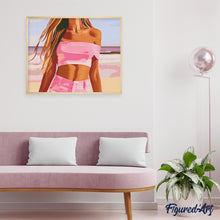 Load image into Gallery viewer, Diamond Painting - Sea, Sand and Style 40x50cm canvas already framed