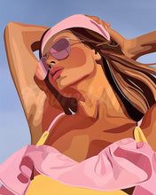 Load image into Gallery viewer, Diamond Painting - Sun-Kissed Girl 40x50cm canvas already framed