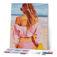 Load image into Gallery viewer, Diamond Painting - Beach Day in Style