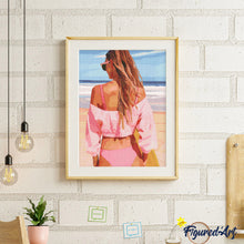 Load image into Gallery viewer, Diamond Painting - Beach Day in Style 40x50cm canvas already framed