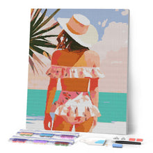 Load image into Gallery viewer, Diamond Painting - Summer Beauty 40x50cm canvas already framed