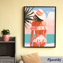 Load image into Gallery viewer, Diamond Painting - Summer Beauty 40x50cm canvas already framed
