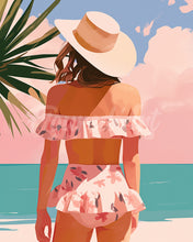 Load image into Gallery viewer, Diamond Painting - Summer Beauty 40x50cm canvas already framed