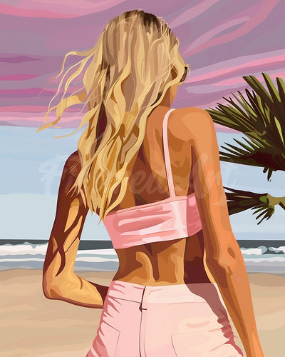 Diamond Painting - Beauty at Dusk 40x50cm canvas already framed