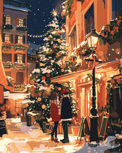 Load image into Gallery viewer, Diamond Painting - Christmas Couple in the City