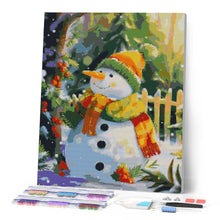 Load image into Gallery viewer, Diamond Painting - Joyful Snowman