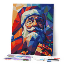 Load image into Gallery viewer, Diamond Painting - Polygon Santa