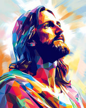 Load image into Gallery viewer, Diamond Painting - Jesus' Radiant Glory canvas already framed