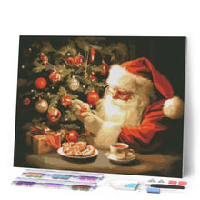 Load image into Gallery viewer, Diamond Painting - Jolly Santa's Evening