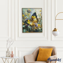 Load image into Gallery viewer, Diamond Painting - Janetta Forester Butterfly canvas already framed