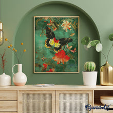 Load image into Gallery viewer, Diamond Painting - Troides Minos Butterfly canvas already framed