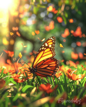 Load image into Gallery viewer, Diamond Painting - Butterfly in the Meadow