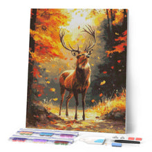 Load image into Gallery viewer, Diamond Painting - Majestic Stag in Autumn