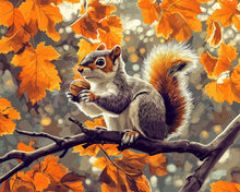 Load image into Gallery viewer, Diamond Painting - Autumn Squirrel