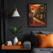 Load image into Gallery viewer, Diamond Painting - Autumn Café Street