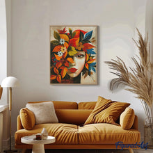 Load image into Gallery viewer, Diamond Painting - Picasso-inspired Autumn Flora Face