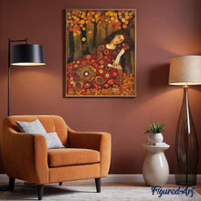 Load image into Gallery viewer, Diamond Painting - Klimt-inspired Autumn Lady