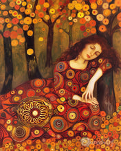 Load image into Gallery viewer, Diamond Painting - Klimt-inspired Autumn Lady