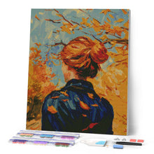 Load image into Gallery viewer, Diamond Painting - Van Gogh-inspired Autumn Lady