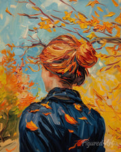 Load image into Gallery viewer, Diamond Painting - Van Gogh-inspired Autumn Lady