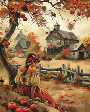 Load image into Gallery viewer, Diamond Painting - Vintage Country Girl in Autumn