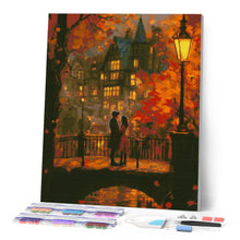 Load image into Gallery viewer, Diamond Painting - Lovers’ Evening in Autumn