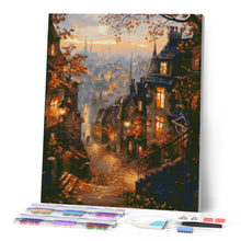 Load image into Gallery viewer, Diamond Painting - Old Town Autumn Street