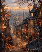 Load image into Gallery viewer, Diamond Painting - Old Town Autumn Street