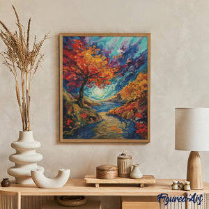 Diamond Painting - Van Gogh-inspired Surreal Autumn