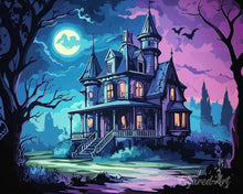 Load image into Gallery viewer, Diamond Painting - The Haunted Manor