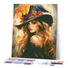 Load image into Gallery viewer, Diamond Painting - The Pretty Witch canvas already framed