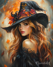 Load image into Gallery viewer, Diamond Painting - The Pretty Witch canvas already framed