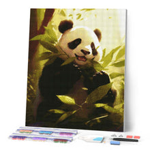 Load image into Gallery viewer, Diamond Painting - Panda Munching